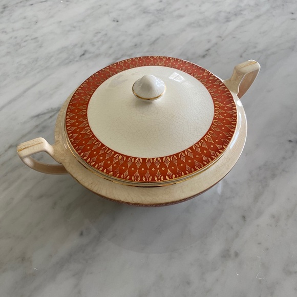 The Cronin China Co. pot w/ lid 22 karat gold - Picture 3 of 15